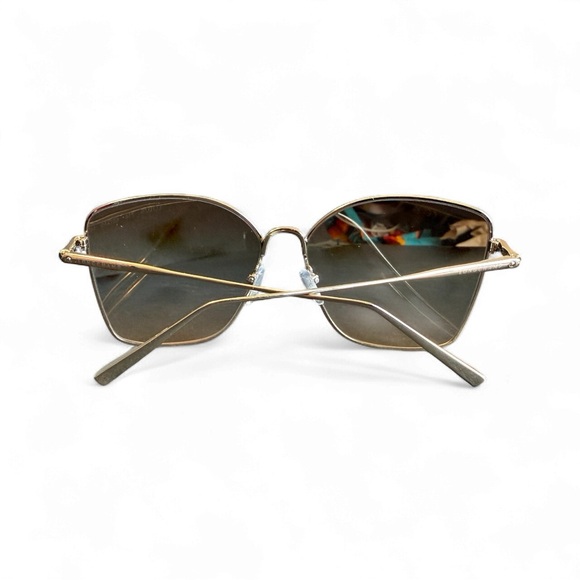 Longchamp NWT Gold Sunglasses with Green Case - Picture 4 of 9